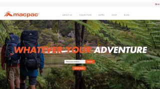 
                            3. Macpac Europe: Whatever your adventure