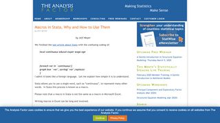 
                            12. Macros in Stata, Why and How to Use Them - The Analysis Factor