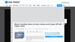 
                            12. Macy's sales are on the rise as it invests both online and ... - ...