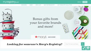 
                            2. Macy's Wedding Registry | MyRegistry.com