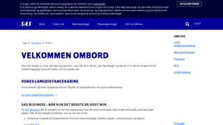 
                            9. Mad, drikkevarer, shopping, wi-fi og underholdning ombord | SAS