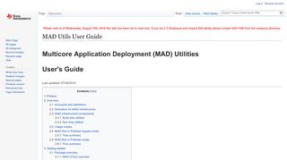 
                            9. MAD Utils User Guide - Texas Instruments Wiki