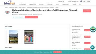 
                            5. Madanapalle Institute of Technology and Science (MITS), Anantapur ...