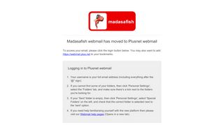 
                            1. madasafish Webmail