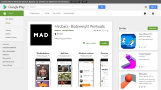 
                            12. Madbarz - Bodyweight Workouts - Apps on Google Play