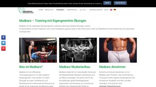 
                            5. Madbarz - Das Bodyweight Training mit der App - Bodyweight Workout