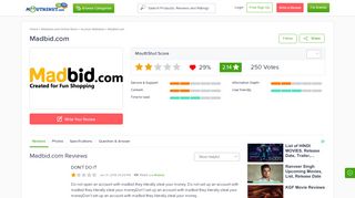 
                            1. MADBID.COM - Reviews | online | Ratings | Free - MouthShut.com