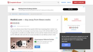 
                            12. Madbid.com - Stay away from these crooks, Review 492436 ...