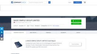 
                            10. MADE SIMPLE GROUP LIMITED. Free business ... - Company Check