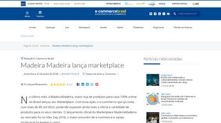 
                            9. Madeira Madeira lança marketplace - E-Commerce Brasil