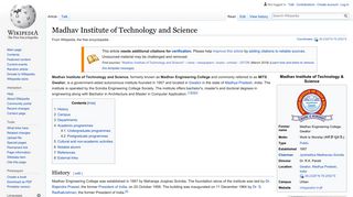 
                            4. Madhav Institute of Technology and Science - Wikipedia