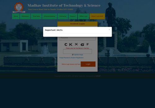 
                            3. Madhav Institute Of Technology & Science, Gwalior