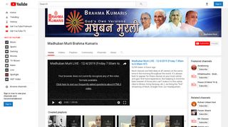 
                            2. Madhuban Murli Brahma Kumaris - YouTube