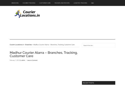 
                            8. Madhur Courier Atarra – Branches, Tracking, Customer Care | Courier ...