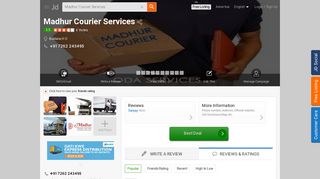 
                            4. Madhur Courier Services, Buldana H O - Madhoor Courier Services ...