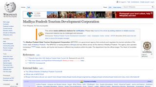 
                            8. Madhya Pradesh Tourism Development Corporation - Wikipedia