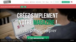 
                            3. Madmagz: Créer un magazine gratuitement
