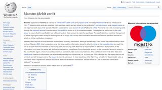 
                            4. Maestro (debit card) - Wikipedia