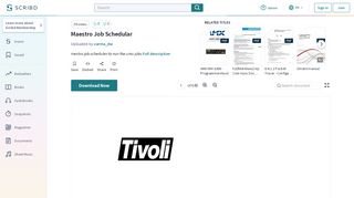 
                            8. Maestro Job Schedular | Command Line Interface | Software ... - Scribd