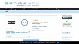 
                            8. Mafo - Marktforschung-Portal.de