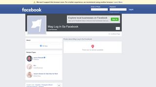 
                            7. Mag Log in Sa Facebook - Local Business | Facebook