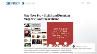 
                            8. Mag News Pro - Rigorous Themes