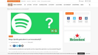 
                            12. Mag u Spotify gebruiken in uw horecabedrijf? - Horecagroningen.nl