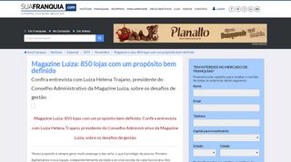 
                            12. Magazine Luiza: 850 lojas com um propósito bem definido - Portal ...