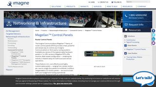 
                            12. Magellan™ Control Panels | Imagine Communications