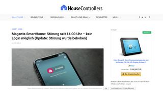 
                            9. Magenta SmartHome: Störung seit 14:00 Uhr – kein Login möglich ...