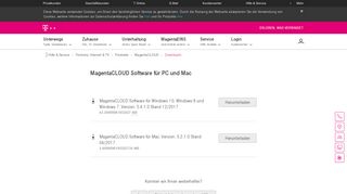 
                            4. MagentaCLOUD Software | Telekom Hilfe