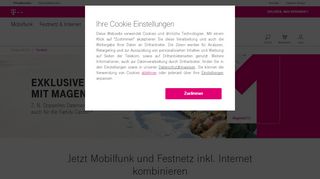 
                            1. MagentaEINS: Festnetz und Mobilfunk vereint | Telekom