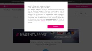 
                            4. MagentaSport bestellen | Telekom