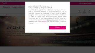 
                            2. MagentaSport: Die ganze Welt des Sports erleben | Telekom