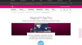
                            5. MagentaTV App Plus | Telekom