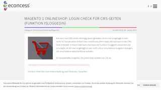 
                            9. Magento 1 Onlineshop: Login Check für CMS-Seiten (Funktion ...