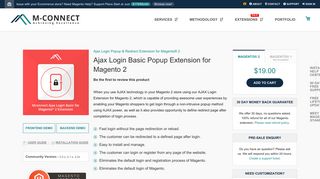 
                            10. Magento 2 Ajax Login and Auto Redirect Extension by M-Connect Media