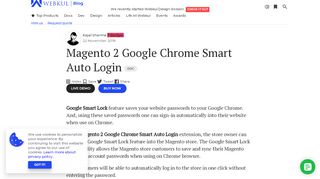 
                            5. Magento 2 Chrome Auto Signin | Auto Login Extension