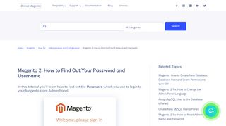 
                            8. Magento 2. How to Find Out Your Password and Username - Zemez ...