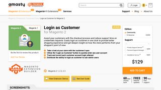 
                            5. Magento 2 Login as Customer Extension — Enter Any Account in a Click