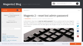 
                            12. Magento 2 - reset lost admin password - Magento2 Blog