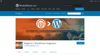
                            7. Magento 2 WordPress Integration | WordPress.org