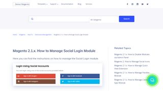 
                            5. Magento 2.1.x. How to Manage Social Login Module - Zemez Magento