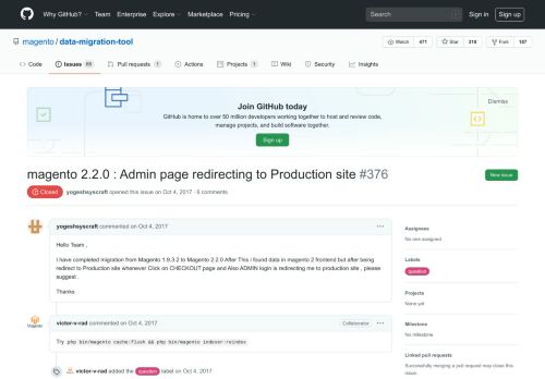 
                            11. magento 2.2.0 : Admin page redirecting to Production site · Issue #376 ...