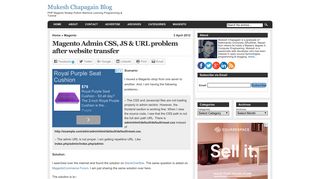 
                            9. Magento Admin CSS, JS & URL problem after website transfer ...