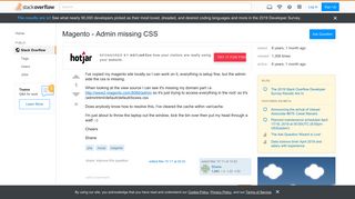 
                            4. Magento - Admin missing CSS - Stack Overflow