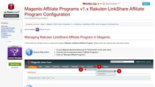 
                            7. Magento Affiliate Programs v1.x Rakuten LinkShare Affiliate Program ...