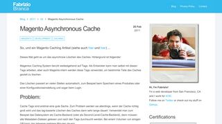 
                            8. Magento Asynchronous Cache | Fabrizio Branca