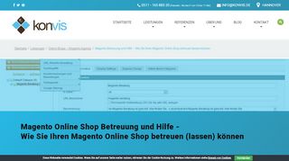 
                            8. Magento Betreuung und Hilfe - Wie Sie Ihren Magento Online Shop ...