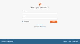 
                            7. Magento BI - Sign In